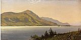 Alfred Thompson Bricher Canvas Paintings - Tontue Mountain Lake George